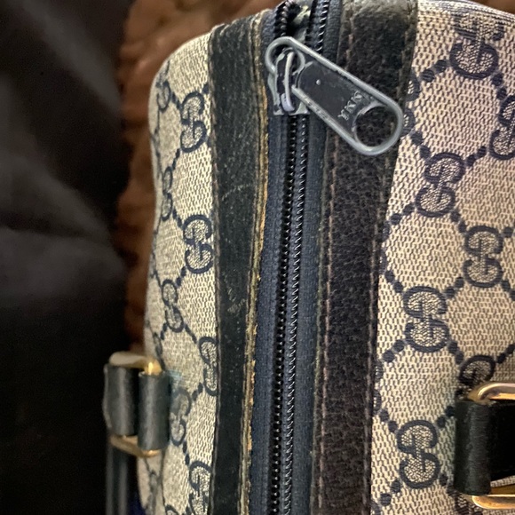 Gucci Authentic Blue Boston Bag - Picture 7 of 11